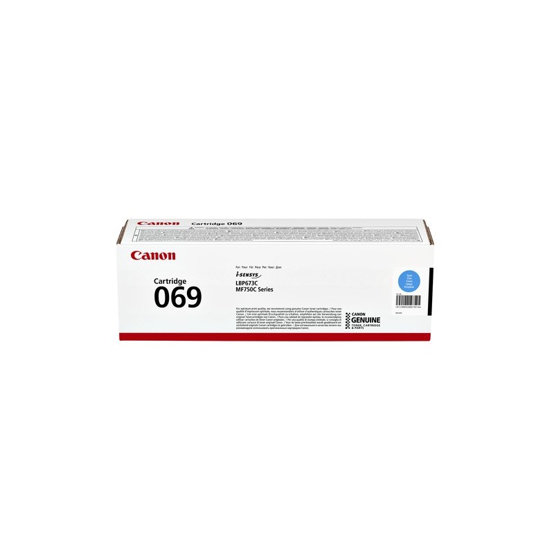 Canon 069H Cyan 5500 sider Toner 5097C002 Canon 069H Cyan 5500 sider Toner 5097C002